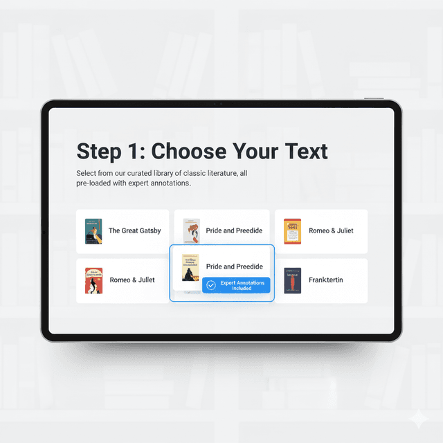 Choose Your Text - Step 1 Demo